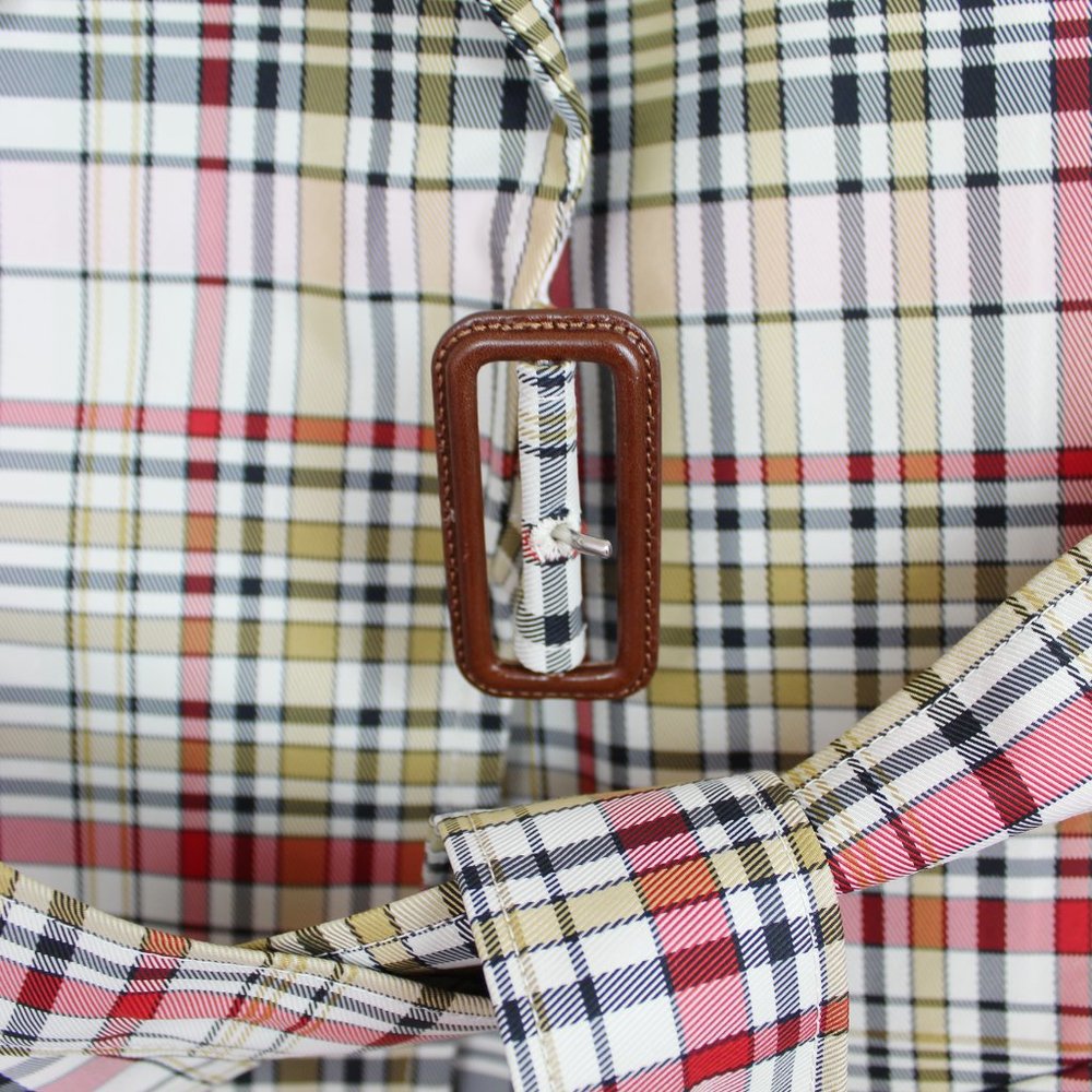 NWT Burberry Check Rain Trench Coat, US 4 - Picture 10 of 16